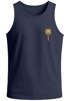 Herren Tank-Top Sommer Shirt mit Brustlogo Palme Aufdruck Fashion Surfen Muskelshirt Neverless®preview