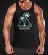 Herren Tank-Top Sommer-Shirt Palmen Beach Party Party-Shirt Muskelshirt Muscle Shirt Neverless®preview