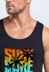 Herren Tank-Top Sommer Surf California Palmen Muskelshirt Muscle Shirt Neverless®preview