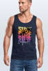 Herren Tank-Top Sommer Surf California Palmen Muskelshirt Muscle Shirt Neverless®preview