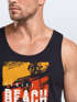 Herren Tank-Top Sommer Venice Beach Surfing Motiv Aufdruck Strand Palmen Fashion Muskelshirt Neverless®preview