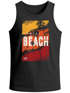 Herren Tank-Top Sommer Venice Beach Surfing Motiv Aufdruck Strand Palmen Fashion Muskelshirt Neverless®preview