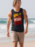 Herren Tank-Top Sommer Venice Beach Surfing Motiv Aufdruck Strand Palmen Fashion Muskelshirt Neverless®preview