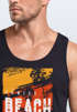 Herren Tank-Top Sommer Venice Beach Surfing Motiv Aufdruck Strand Palmen Fashion Muskelshirt Neverless®preview