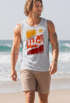 Herren Tank-Top Sommer Venice Beach Surfing Motiv Aufdruck Strand Palmen Fashion Muskelshirt Neverless®preview