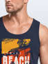 Herren Tank-Top Sommer Venice Beach Surfing Motiv Aufdruck Strand Palmen Fashion Muskelshirt Neverless®preview