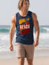 Herren Tank-Top Sommer Venice Beach Surfing Motiv Aufdruck Strand Palmen Fashion Muskelshirt Neverless®preview