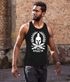 Herren Tank-Top Sparta Schriftzug Spartaner-Helm Schwert Muskelshirt Muscle -Shirt Neverless®preview