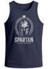 Herren Tank-Top Spartan Helm Athletic Printshirt Aufdruck Frontprint Muskelshirt Sommer Fashion Männer Neverless®preview