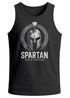 Herren Tank-Top Spartan Helm Athletic Printshirt Aufdruck Frontprint Muskelshirt Sommer Fashion Männer Neverless®preview
