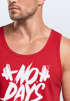 Herren Tank-Top Sport-Motiv Spruch No Days Off Hantel Training Gym Fitness Muskelshirt Muscle Shirt Neverless®preview