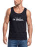 Herren Tank-Top Spruch lustig Mama Says I Am Special Ironie Sarkasmus Aufdruck Nerd Schrift Muskelshirt Neverless®preview