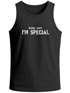 Herren Tank-Top Spruch lustig Mama Says I Am Special Ironie Sarkasmus Aufdruck Nerd Schrift Muskelshirt Neverless®preview
