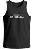 Herren Tank-Top Spruch lustig Mama Says I Am Special Ironie Sarkasmus Aufdruck Nerd Schrift Muskelshirt Neverless®preview