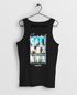 Herren Tank-Top Summer California Holidays Sommer Palmen Foto Print  Aufdruck Schrfitzug Muskelshirt Muscle Shirt Neverless®preview