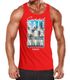 Herren Tank-Top Summer California Holidays Sommer Palmen Foto Print  Aufdruck Schrfitzug Muskelshirt Muscle Shirt Neverless®preview