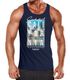 Herren Tank-Top Summer California Holidays Sommer Palmen Foto Print  Aufdruck Schrfitzug Muskelshirt Muscle Shirt Neverless®preview