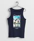Herren Tank-Top Summer California Holidays Sommer Palmen Foto Print  Aufdruck Schrfitzug Muskelshirt Muscle Shirt Neverless®preview