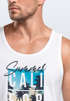 Herren Tank-Top Summer California Holidays Sommer Palmen Foto Print  Aufdruck Schrfitzug Muskelshirt Muscle Shirt Neverless®preview