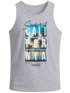 Herren Tank-Top Summer California Holidays Sommer Palmen Foto Print  Aufdruck Schrfitzug Muskelshirt Muscle Shirt Neverless®preview