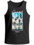 Herren Tank-Top Summer California Holidays Sommer Palmen Foto Print  Aufdruck Schrfitzug Muskelshirt Muscle Shirt Neverless®preview
