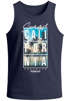 Herren Tank-Top Summer California Holidays Sommer Palmen Foto Print  Aufdruck Schrfitzug Muskelshirt Muscle Shirt Neverless®preview