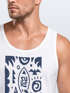 Herren Tank-Top Surf California Ethno Welle Meer Sommer Sonne Muskelshirt Muscle Shirt Neverless®preview