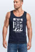 Herren Tank-Top Surf California Ethno Welle Meer Sommer Sonne Muskelshirt Muscle Shirt Neverless®preview
