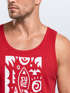 Herren Tank-Top Surf California Ethno Welle Meer Sommer Sonne Muskelshirt Muscle Shirt Neverless®preview