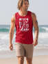 Herren Tank-Top Surf California Ethno Welle Meer Sommer Sonne Muskelshirt Muscle Shirt Neverless®preview