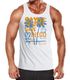 Herren Tank-Top Surf Design San Diego Palmen Beach Strand Sommer Palmen Muskelshirt Muscle Shirt Neverless®preview