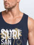 Herren Tank-Top Surf Design San Diego Palmen Beach Strand Sommer Palmen Muskelshirt Muscle Shirt Neverless®preview