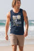 Herren Tank-Top Surf Design San Diego Palmen Beach Strand Sommer Palmen Muskelshirt Muscle Shirt Neverless®preview
