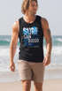 Herren Tank-Top Surf Design San Diego Palmen Beach Strand Sommer Palmen Muskelshirt Muscle Shirt Neverless®preview