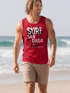 Herren Tank-Top Surf Design San Diego Palmen Beach Strand Sommer Palmen Muskelshirt Muscle Shirt Neverless®preview