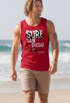 Herren Tank-Top Surf Design San Diego Palmen Beach Strand Sommer Palmen Muskelshirt Muscle Shirt Neverless®preview