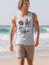 Herren Tank-Top Surf Design San Diego Palmen Beach Strand Sommer Palmen Muskelshirt Muscle Shirt Neverless®preview