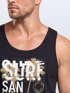 Herren Tank-Top Surf Design San Diego Palmen Beach Strand Sommer Palmen Muskelshirt Muscle Shirt Neverless®preview