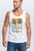 Herren Tank-Top Surf Design San Diego Palmen Beach Strand Sommer Palmen Muskelshirt Muscle Shirt Neverless®preview