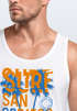 Herren Tank-Top Surf Design San Diego Palmen Beach Strand Sommer Palmen Muskelshirt Muscle Shirt Neverless®preview