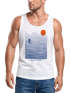 Herren Tank-Top Surf-Design Sommer Grafikshirt im minimalistischen Look Fashion Streetstyle Muskelshirt Neverless®preview