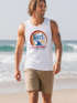 Herren Tank-Top Surf Logo California USA Welle Surfing Style Aufdruck Print Fashion Muskelshirt Neverless®preview
