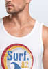 Herren Tank-Top Surf Logo California USA Welle Surfing Style Aufdruck Print Fashion Muskelshirt Neverless®preview