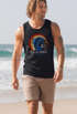 Herren Tank-Top Surf Logo California USA Welle Surfing Style Aufdruck Print Fashion Muskelshirt Neverless®preview