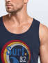 Herren Tank-Top Surf Logo California USA Welle Surfing Style Aufdruck Print Fashion Muskelshirt Neverless®preview