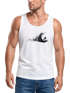 Herren Tank-Top Surf Supply Surfboard Wave Welle Wellenreiten Urlaub Meer Ozean Surfer Boy Silhouette Muskelshirt Muscle Shirt Neverless®preview