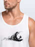 Herren Tank-Top Surf Supply Surfboard Wave Welle Wellenreiten Urlaub Meer Ozean Surfer Boy Silhouette Muskelshirt Muscle Shirt Neverless®preview