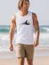 Herren Tank-Top Surf Supply Surfboard Wave Welle Wellenreiten Urlaub Meer Ozean Surfer Boy Silhouette Muskelshirt Muscle Shirt Neverless®preview