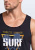 Herren Tank-Top Surf Surfer Bedruckt Endless Summer Florida USA Surfstyle Palmen Muskelshirt Muscle Shirt Neverless®preview