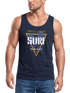 Herren Tank-Top Surf Surfer Bedruckt Endless Summer Florida USA Surfstyle Palmen Muskelshirt Muscle Shirt Neverless®preview